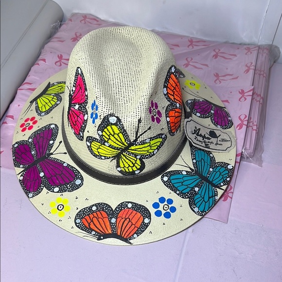 Other - NEW Colorful Butterfly adults Hat